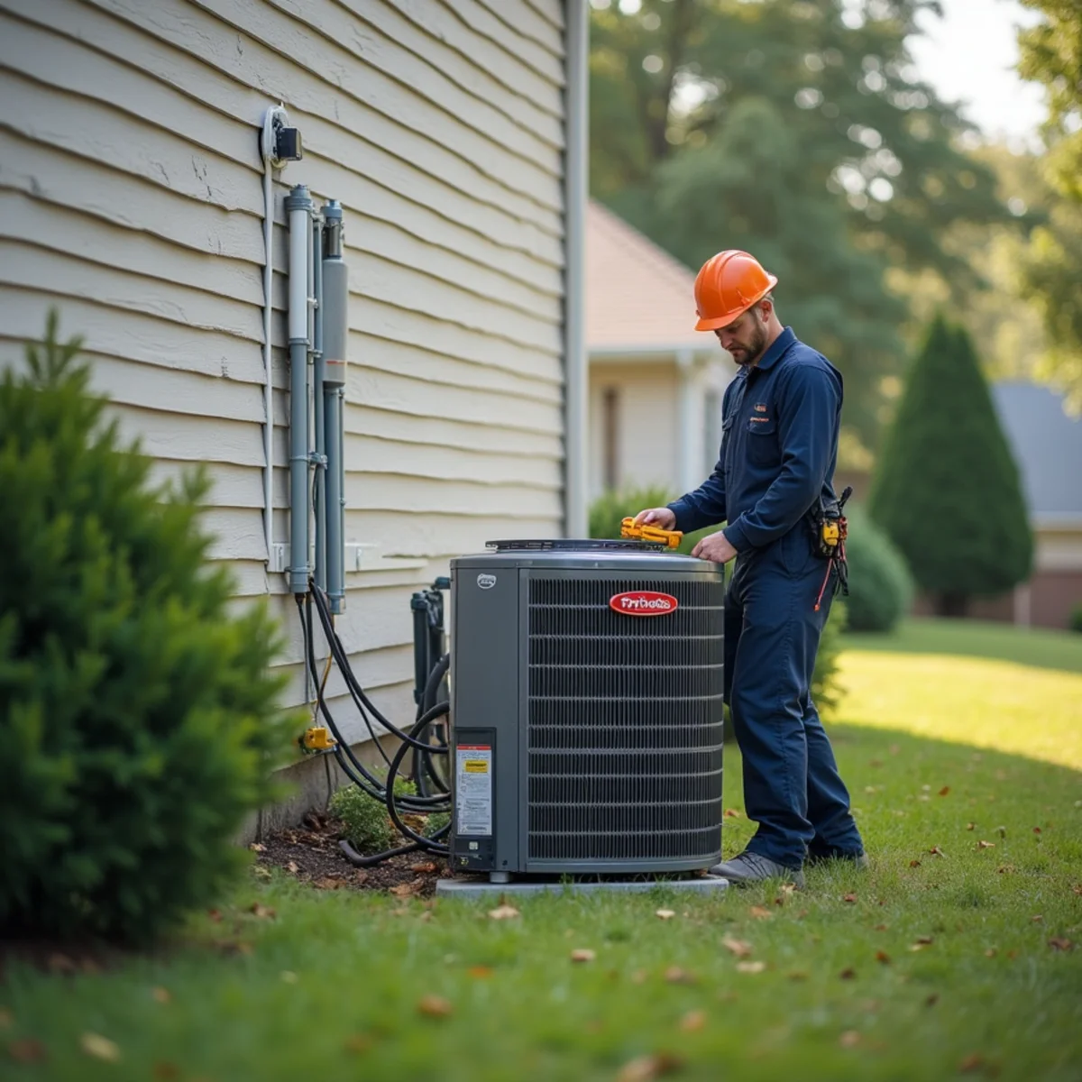 Typical Belmont Bay home served by HVAC Stafford VA for AC and heating