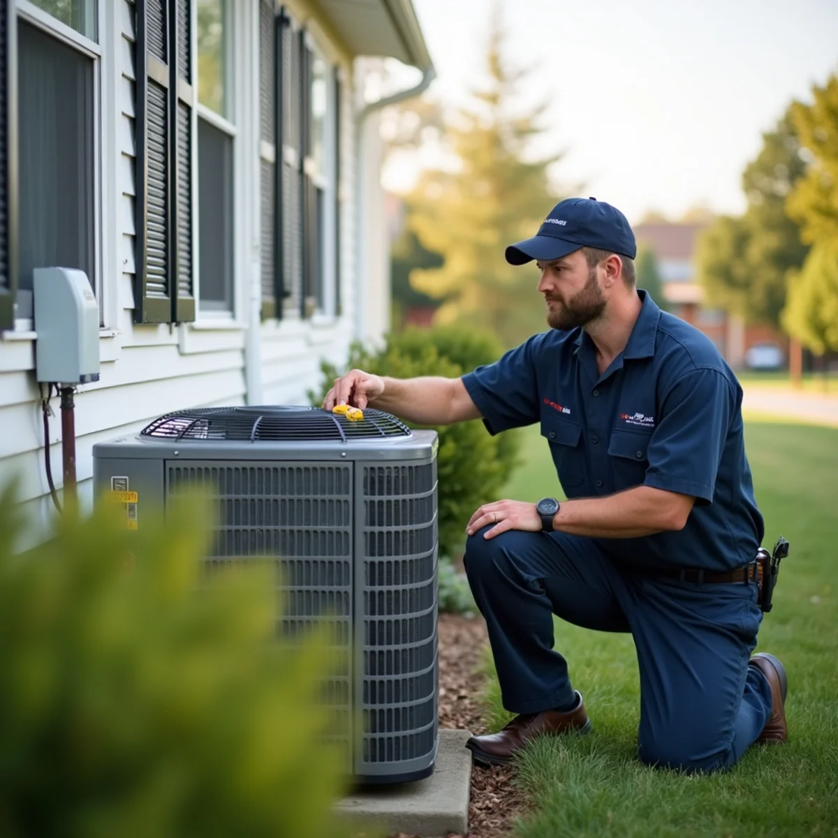 Typical Boswell's Corner home served by HVAC Stafford VA for AC and heating