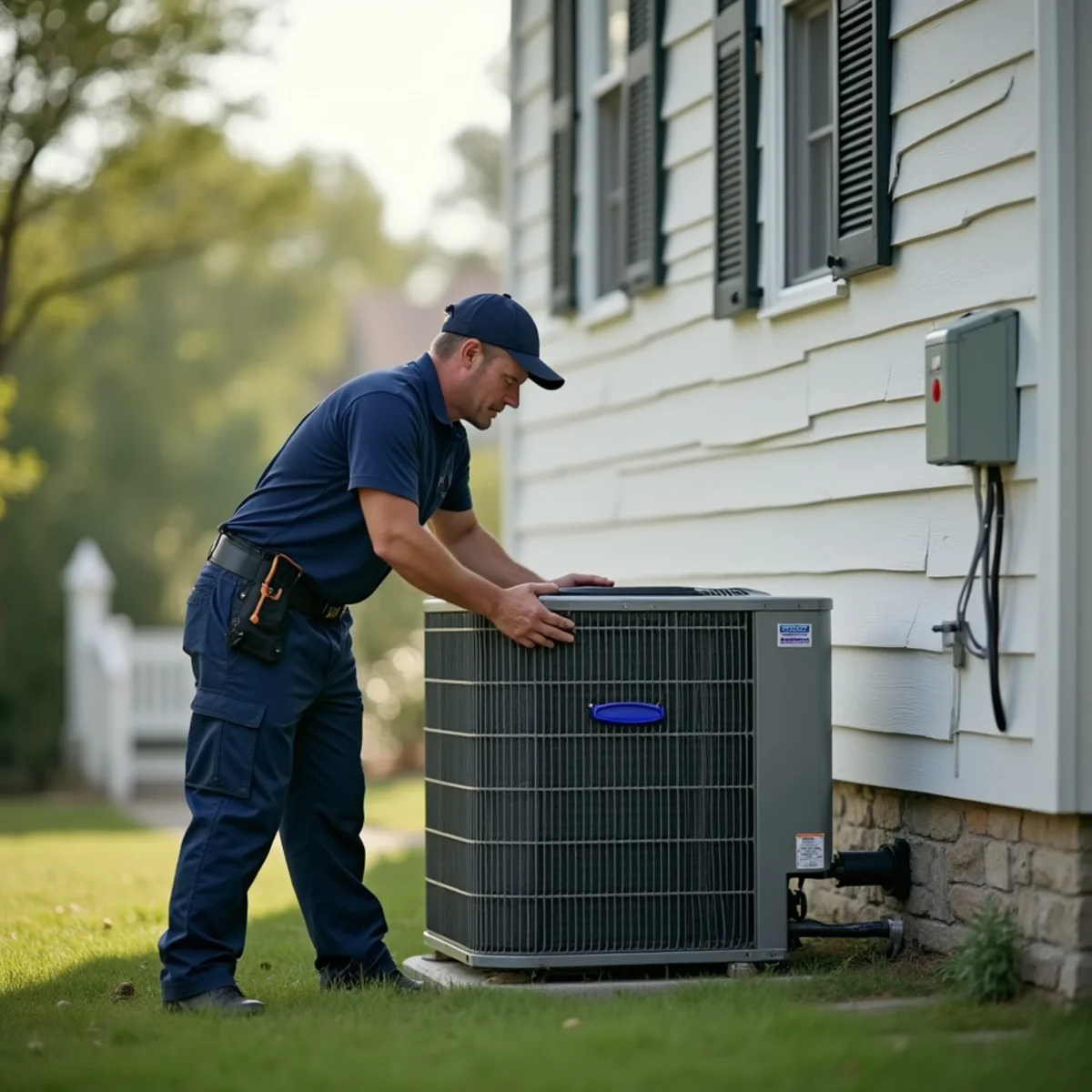 Typical Cherry Hill / Potomac Shores home served by HVAC Stafford VA for AC and heating