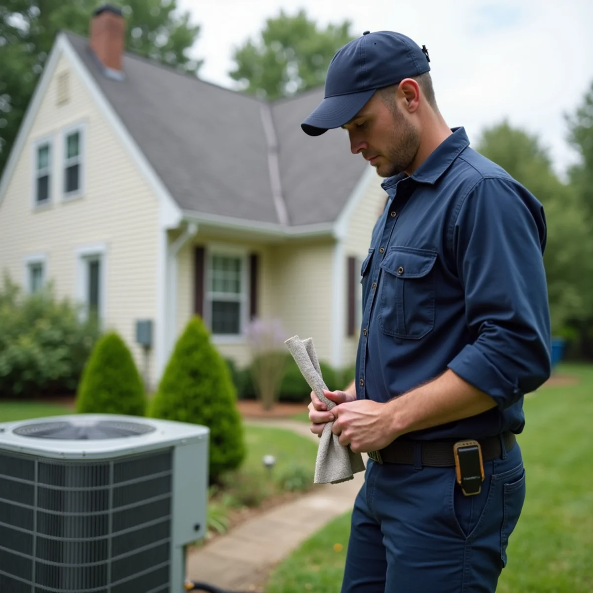 Typical Dahlgren home served by HVAC Stafford VA for AC and heating