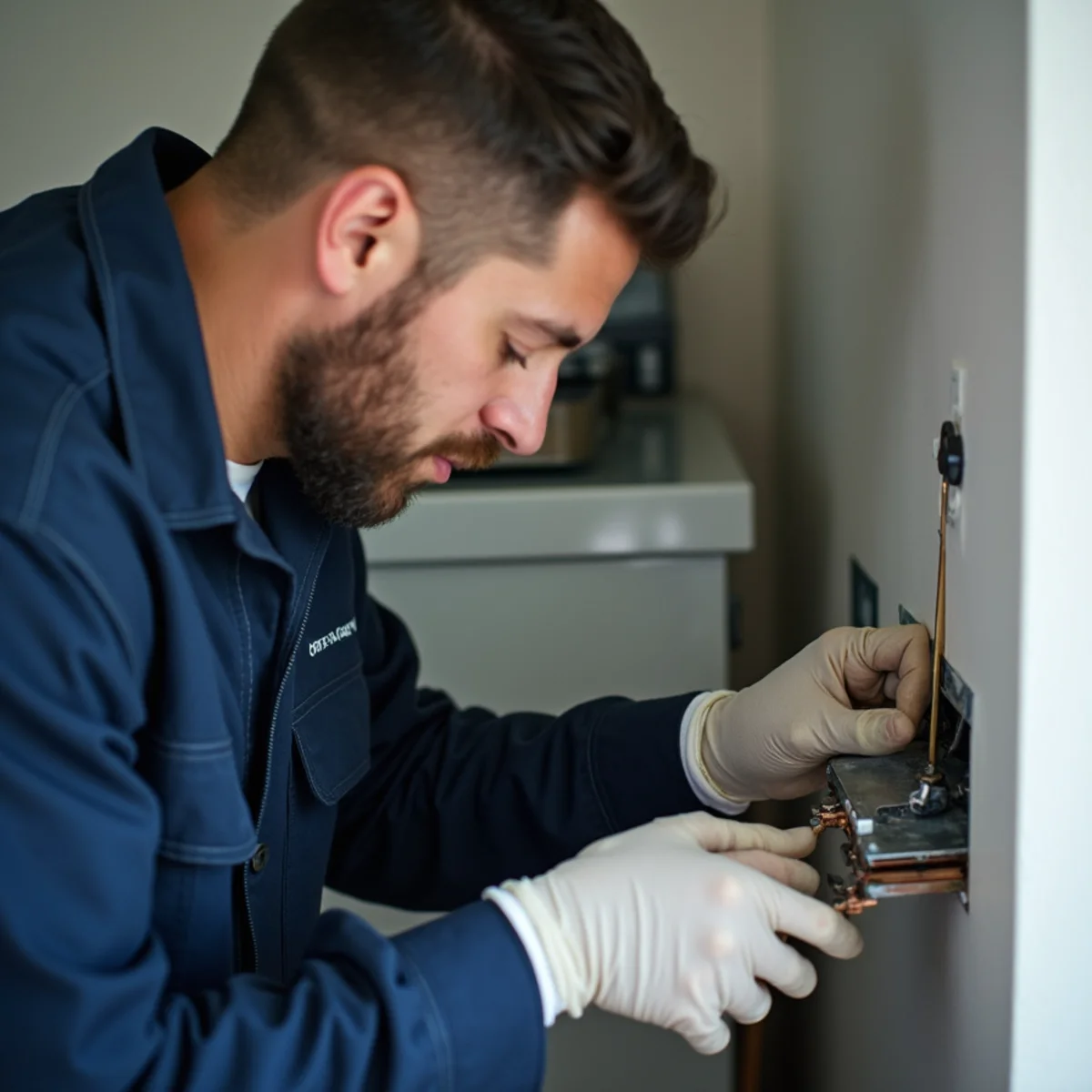 Ductwork Repair & Replacement being performed by a licensed technician at a Stafford, VA home