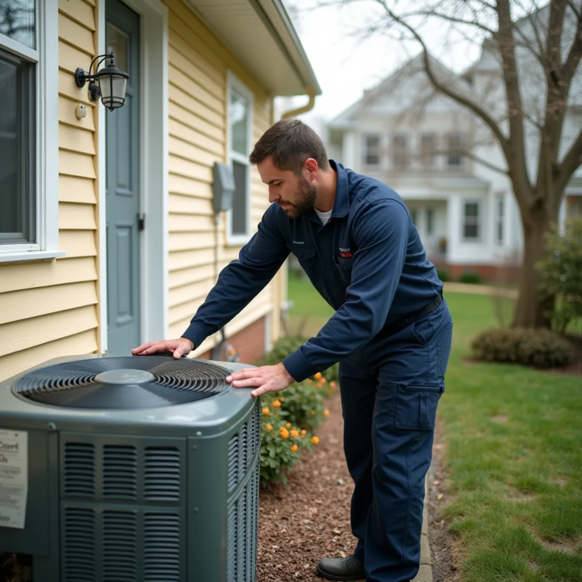 Typical Falmouth home served by HVAC Stafford VA for AC and heating