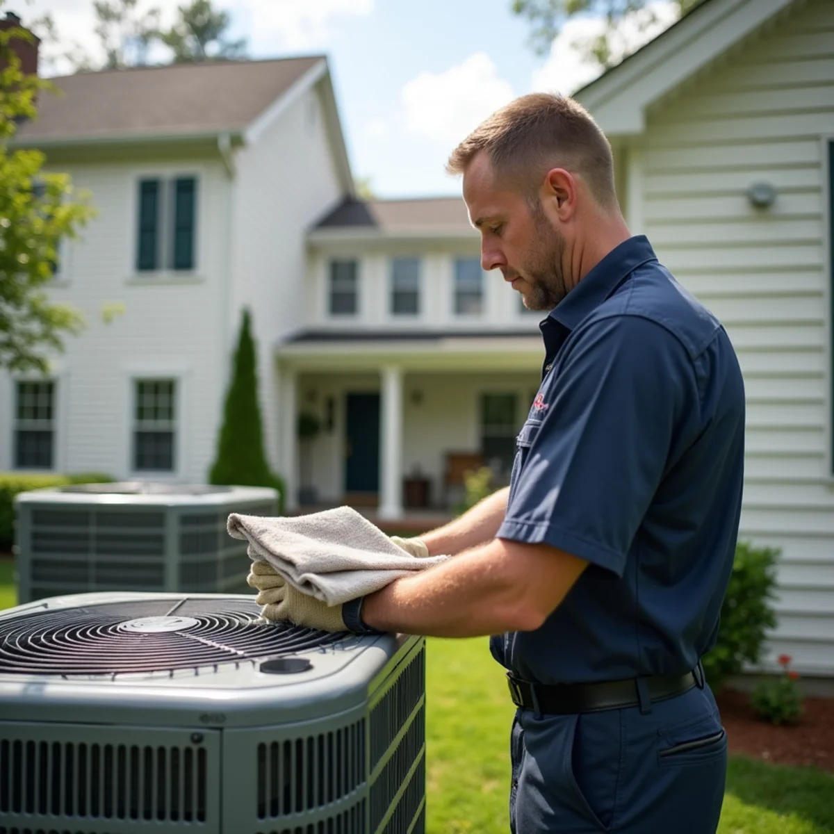 Typical Garrisonville home served by HVAC Stafford VA for AC and heating