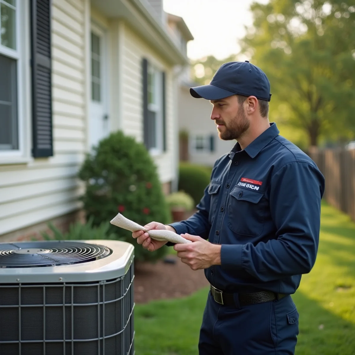 Typical Lake Ridge home served by HVAC Stafford VA for AC and heating