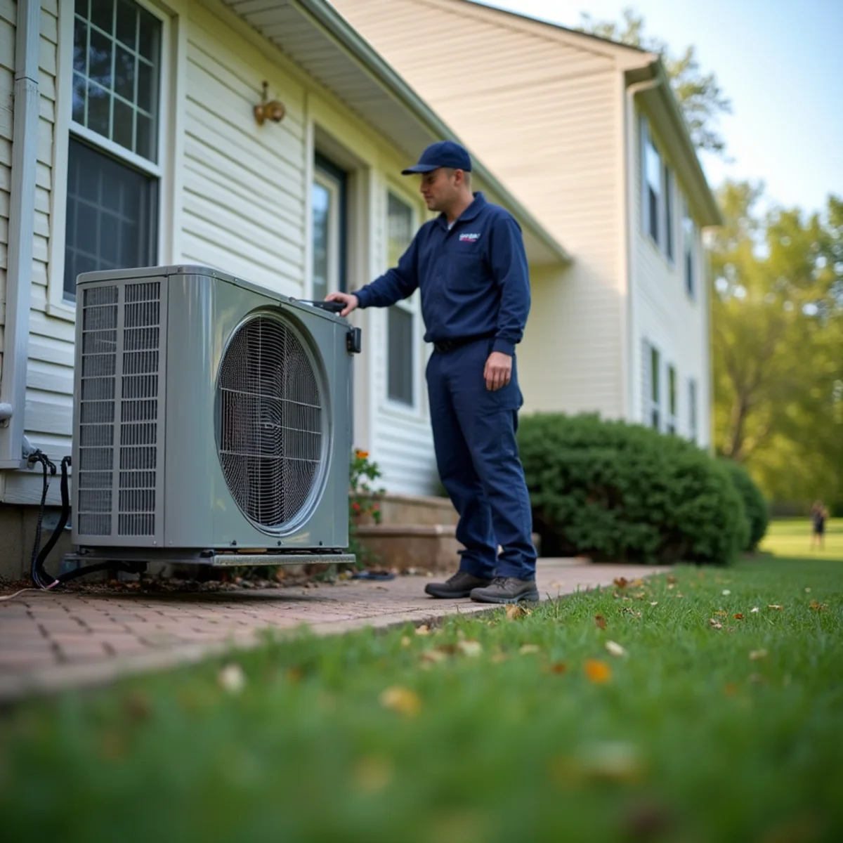 Typical New Baltimore home served by HVAC Stafford VA for AC and heating