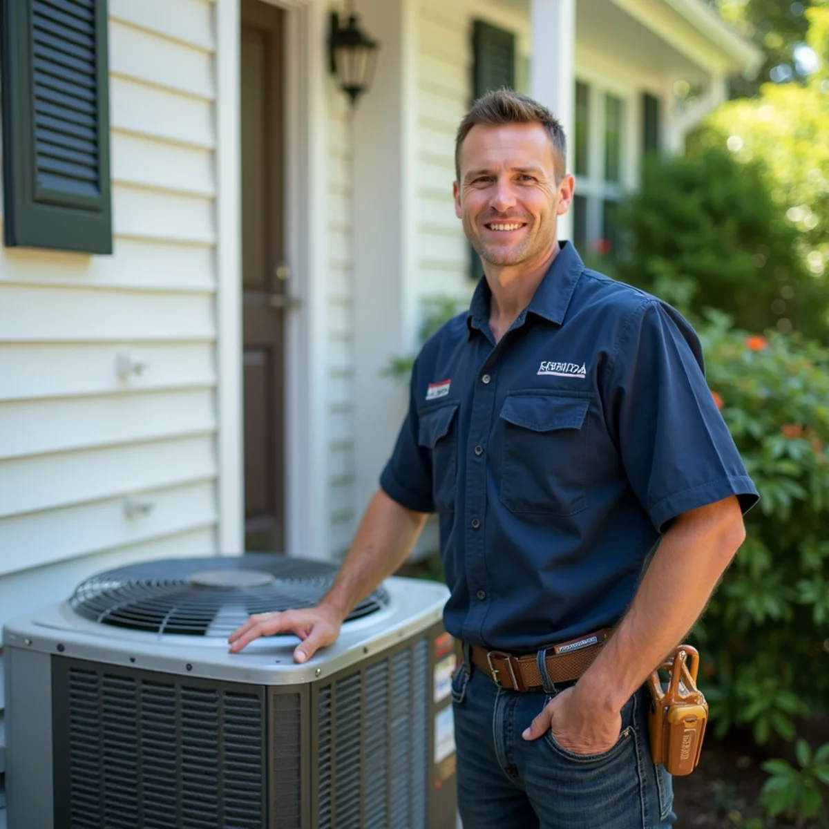 Typical Shelton's Run home served by HVAC Stafford VA for AC and heating
