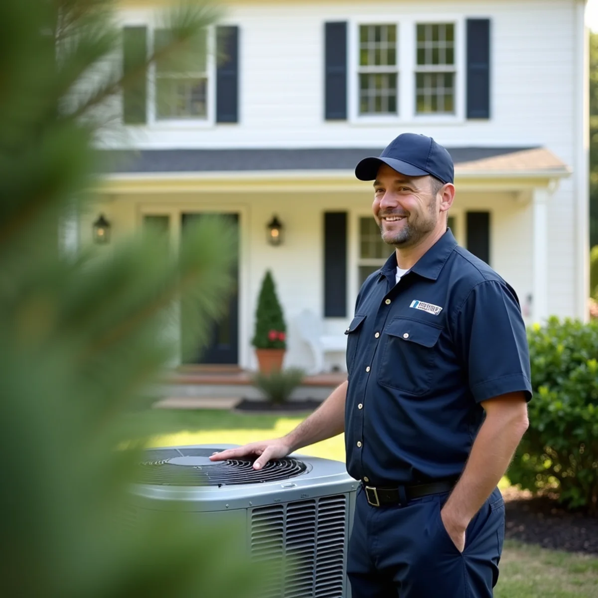 Typical Skyline Hills home served by HVAC Stafford VA for AC and heating