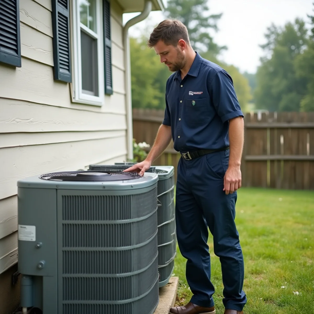 Typical Stafford County home served by HVAC Stafford VA for AC and heating
