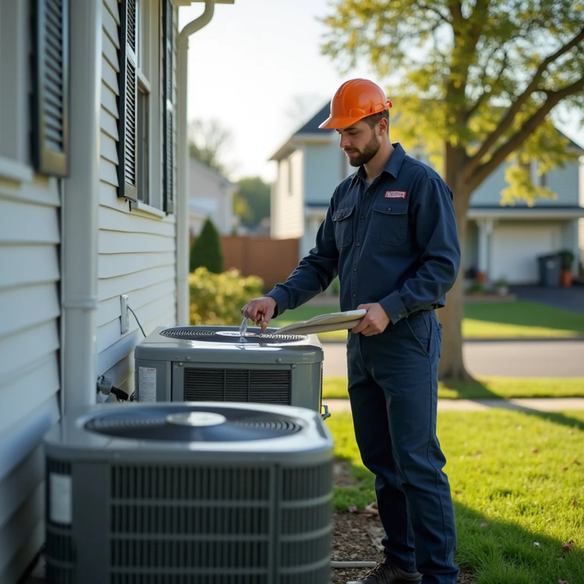 Typical Stafford Courthouse home served by HVAC Stafford VA for AC and heating