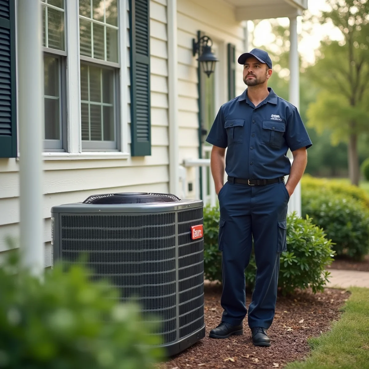 Typical Warrenton home served by HVAC Stafford VA for AC and heating