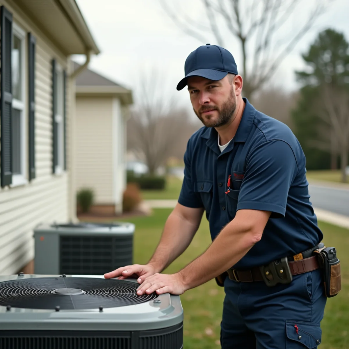 Typical Woodbridge home served by HVAC Stafford VA for AC and heating