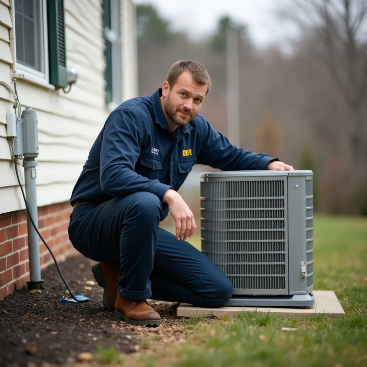 Typical Woodstream home served by HVAC Stafford VA for AC and heating